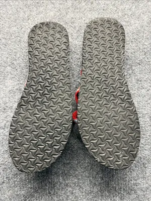 Teva Women's Black Sandals with Red and White Geometric Straps thumbnail 4