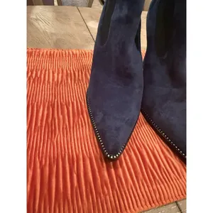 Miss Lola Teal Boots Heels Size 9 thumbnail 7