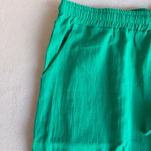 Women's Green Pull On Drawstring Elastic Waist Pants Size XL #260640 thumbnail 3