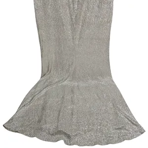 Dessy Collection Soho Metallic Flared Gown Rose Gold Size 10 R Style 3064‎ thumbnail 6