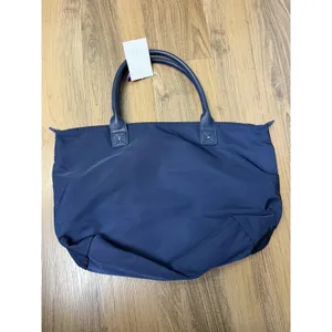 Zara Blue Nylon Tote Bag Purse‎ Capsule Bonjour Le Monde French Resort thumbnail 2