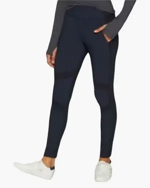 Athleta Highline Hybrid Ankle Pants Women's Activewear Black Leggings thumbnail 1