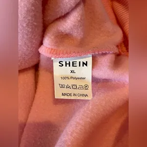 XL Hoodie Hooded Sweatshirt Bubblegum Pink Faith Over Fear GUC Shein thumbnail 3