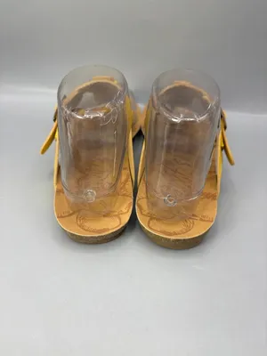 Blowfish Malibu Flip Flop Sandals Womens 8 Yellow Flat Heel Thong Casual Slip On thumbnail 4