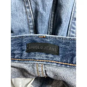 Uniqlo Women's Blue High Rise Bermuda Mom Boyfriend Denim Jean Shorts Size 29 thumbnail 5