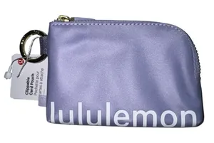 Lululemon Clippable Card Pouch Lavender Frost / White thumbnail 1