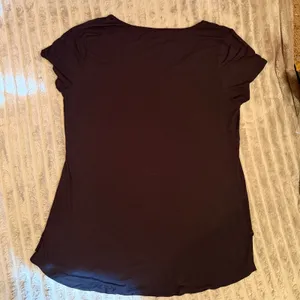 Soma Cool Nights V-Neck Sleep Tee Black Short Sleeve Pajama Top Large thumbnail 6
