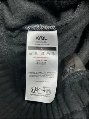 Adult Excellent Condition AYBL Pullon Sweatpants Small Black thumbnail 5