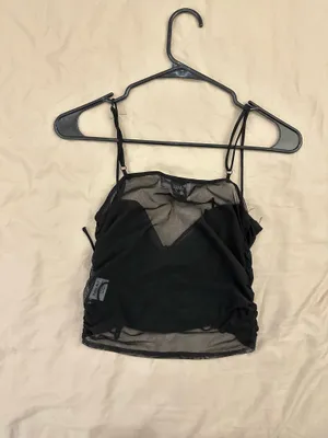 Princess Polly mesh corset crop top thumbnail 4