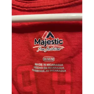 Majestic Women's Red Washington Nationals T shirt 34 Bryce Harper on back Med thumbnail 2
