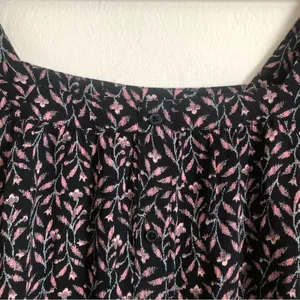 Ann Taylor Loft Floral Square Neck Long Sleeve Lightweight Blouse Top Medium thumbnail 4
