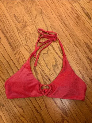 Blackbough - Thea Bikini Top in Ruby Shimmer thumbnail 3