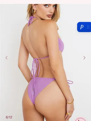 House of cb Tie-Side Bikini Bottoms thumbnail 5