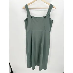 Show Me Your Mumu Eden Green Grey Square Neck Midi‎ Dress Size XL Wedding Party thumbnail 2
