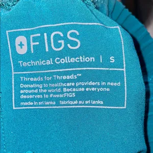 Blue Scrub Set with Jogger Pants blue fig scrubs size small/XS Zamora/caterina thumbnail 14