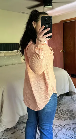 Free People Button Down Shirt thumbnail 3