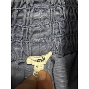 NEW Aerie Shorts Size XS Blue Chambray Elastic Waist Comfort Casual With Pockets thumbnail 4