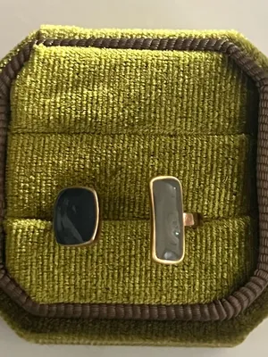Classic Design Stainless Steel Golden w/ Modern Design Adjustable Ring S 6-9 thumbnail 1