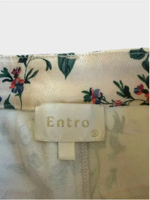 Entro Floral Print Wide Leg Pants Size S thumbnail 10