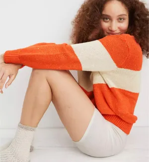 Aerie Mock Neck Sweater thumbnail 1
