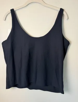 Spanx Soft & Smooth Shelf Bra Tank Top - Built-In Shelf Bra Black XL NWT thumbnail 1