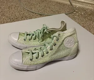 Converse Green And White Mesh thumbnail 4