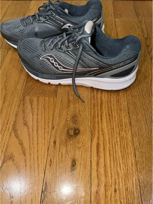 Size US 11 Women’s Saucony Echelon EVERUN 7 Running Sneakers Gray Slate Pink thumbnail 5