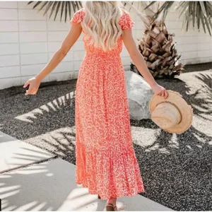 ✨Vici Kissed By The Sun High Low Pocketed Tie Maxi Sz Medium Dress✨ thumbnail 7