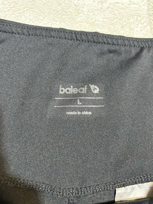 Baleaf Black Boot Cut Flare Pants casual size large thumbnail 5