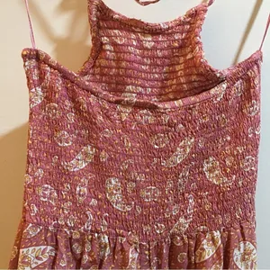 Patrons Of Peace Tube Top Halter pocket jumper! Mauve Pink thumbnail 8