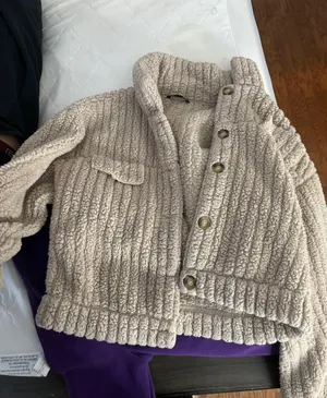 SheIn Fuzzy Jacket thumbnail 1