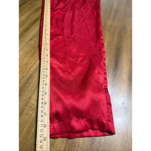 VTG Sophia by Delicates Red 2pc Satin Pajama Set Size Small thumbnail 8