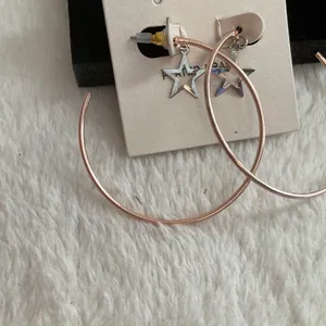 Rose Gold Hoops thumbnail 2