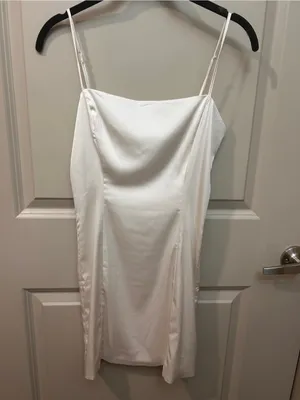 Aritzia Shimmer Dress Light Birch thumbnail 2