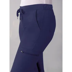 Adar Women’s Scrub Pants Medical Uniform Athletic Jogger Navy Zip Sz M thumbnail 11