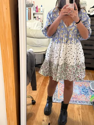 Printed dress asos thumbnail 2