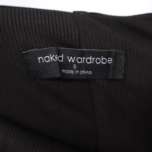 Naked Wardrobe Black Ribbed Jumpsuit Sleeveless Scoop Neck Catsuit Small thumbnail 4