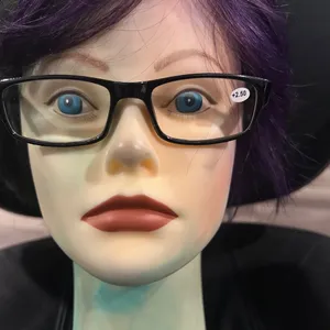 Black Reading Glasses +2.50 unisex NWOT thumbnail 8