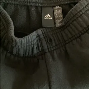Adidas Size XS Black and White Track Pants with Signature Stripes. Preloved thumbnail 6