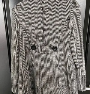 Guess Double Breasted Wool Coat Jacket In Small thumbnail 3