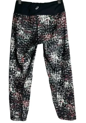 Vintage Asics NYC Marathon 3/4 Leggings Size XS thumbnail 1