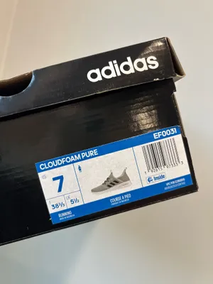 Adidas CloudFoam Pure White Night Metallic Size US Women’s 7 thumbnail 10