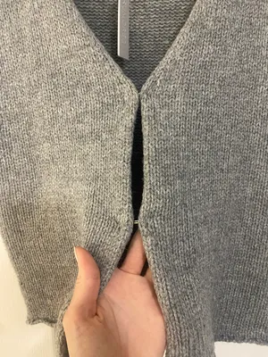 Rumored Trending Grey Knit Vest thumbnail 6