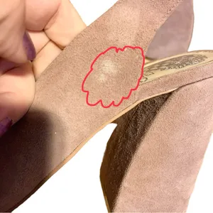 Vince Camuto "Almista" Dusty Rose Suede Sling Back Block Heel Shoes (11m) thumbnail 10