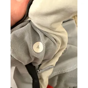 Lululemon Super Squad Short 4 Silver Fox Angel Wing Black Coral 3" Running thumbnail 3
