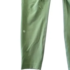 Lululemon 14 License‎ to Train High-Rise Tight Logo Waistband Grey Eucalyptus thumbnail 3