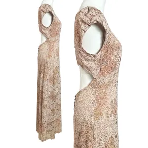 Free People Dainty Ethereal Butterfly Babe Lace Maxi Dress Antique Floral Large thumbnail 7