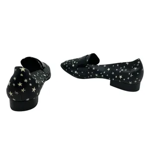 Diane von Furstenberg Lafayette Star‎ Leather Loafers Black Size US 9.5 thumbnail 10