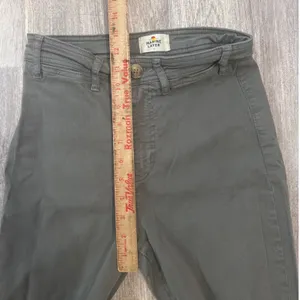 Marine Layer Bridget Crop Pant AOlive Green High Rise Wide Leg Size 4‎ thumbnail 7