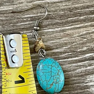 Small turquoise earrings thumbnail 3